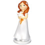 Mopec Y670.2 Figurine pour gâteau de Communion Petite Fille avec Colombe