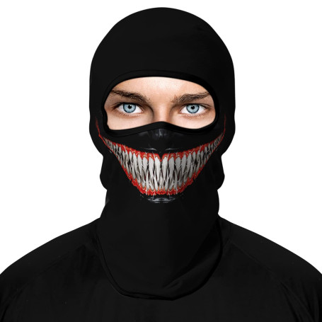 ShopINess Cagoule avec Impression 3D Unisexe pour Adultes pour l'hiver - Crit