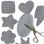 Haberdashery Online 6 Patchs thermocollant Gris Clair. Patchs pour protéger Pantalons. RP12C