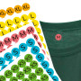 720 Étiquettes thermocollantes tailles de vêtements