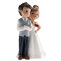 Dekora - Décoration Gâteau de Mariage | Figurine Mariés pour Gâteau de Mariage - Mariés avec Fleur