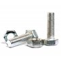 DOJA Barcelona | Boulon et Ecrou M16 | 10 Vis Tête Hexagonale avec 10 Ecrou Hexagonal | M16 x 40mm | en Acier Galvanisé | Boulon