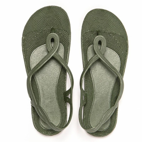 Tongs pour Femmes Brasileras Antalya Military Jaune