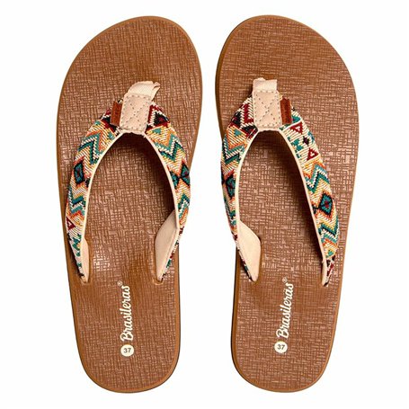 Tongs pour Femmes Brasileras Inca Marron