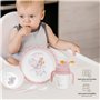 Coffret Repas Complet pour Bébé et Enfant · Music en rose · 5 Pièces