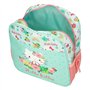Hello Kitty Floral Kitty Sac à dos préscolaire adaptable à chariot vert 23 x 25 x 10 cm Polyester