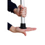 PEPE Mobility - Embout Chaise de Douche (Tube 28 Mm, x4 Unité), Pieds Remplacement, Tampon Protection Noir