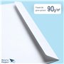 RAYLU PAPER - Lot de 500 enveloppes blanches en papier avec fermeture auto-adhésive pour envoi de documents et lettres, facile à