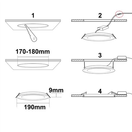 FAKUN Azrael Black Edition Raquette de padel