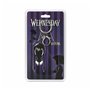 Porte-clés Wednesday Head Noir