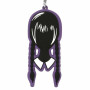 Porte-clés Wednesday Head Noir