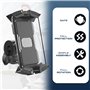 Support Telephone trotinette Electrique Ajustement Universel pour Toutes Les Marques et Telephones Portables jusqu'a 7,5" Concep