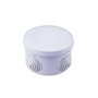 Boîte de jonction ronde IP44 étanche (65 x 30 mm) pour installations électriques extérieures et protection des câbles.