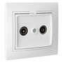 Prise intermédiaire blanche de la série Europa
