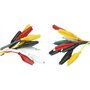 Lot de 20 pinces crocodiles avec câble de 300 mm