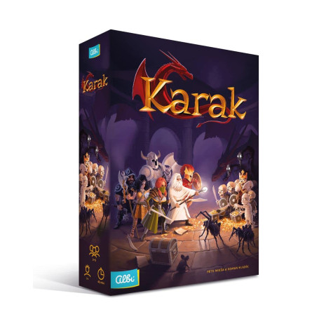 KARAK - Jeu de société Familial - Jeu de rôle & de stratégie - Exploration & Aventure - A partir de 7 Ans