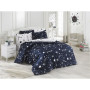Parure de lit - 1 housse de couette 220 x 240 cm + 2 taies d'oreiller 60 x 60 cm - 65% coton