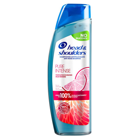 Head & Shoulders Pure Intense Purification En Douceur Shampooing Antipelliculaire 6x250 ml