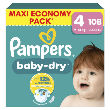 Pampers Baby-Dry Taille 4
