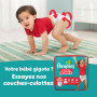 Pampers Baby-Dry Taille 5, 94 Couches, 11kg-16kg, Une Nuit Confortable Jusqu’À 100% Sans Fuites