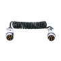 Carpoint Rallonge pour Remorque Spiral 7-broches - 2 Prises mâles