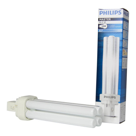 Lampe fluorescente compacte sans alimentation intégrée PL-C 18W8272P 1CT5X10BOX MASTER PL-C 2PIN 18 W PLC1882