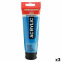 Peinture acrylique Talens Amsterdam Cyan 120 ml (3 Unités)