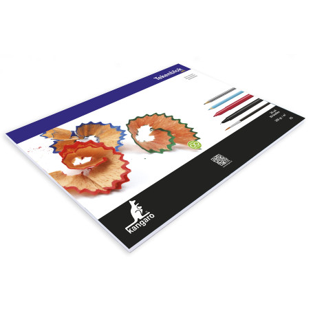 Bloc à dessin Kangaro A3 200 g 20 feuilles blanc