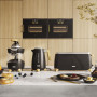 Bouilloire Princess Pure - 1,7 L - Bambou - Rotation à 360° - 3000 W - Noir mat