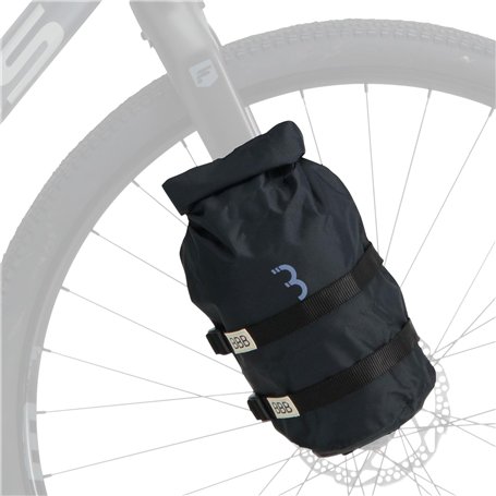 BBB Cycling StackPack Sac de Cadre Imperméable | Capacité de 4L | Sac Léger pour Bikepacking avec Porte-Bagages Inclus | Pour VT