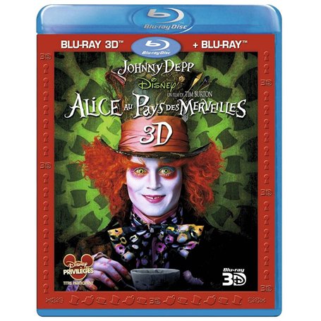 Alice au Pays des Merveilles 3D + Blu-Ray 2D