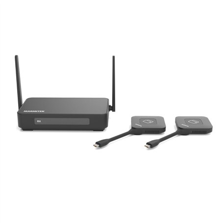 Stream 4K Pro KIT (2TX/1RX) - Système de présentation sans Fil avec 1 émetteur (clé USB-C) et 1 récepteur - Système de présentat