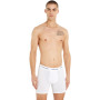 Calvin Klein Homme Lot de 3 Boxers en Coton Extensible - Blanc/Gris/Noir - Taille XL