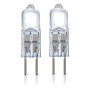 Philips 12V Ampoule Halogène G4-7.1W 2700K 85lm Burner Capsule 2-pack - Lumière Blanche Chaude