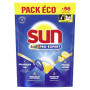 Sun - Pro Expert - Pastilles Lave Vaisselle - Action 4 en 1 - Citron - Elimine 100% des taches brûlées de +72h - dégraissent en
