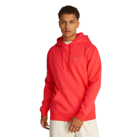 Tommy Jeans Sweat à Capuche Homme Regular Fit Flag Fleece avec Capuche