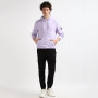 Calvin Klein Jeans Homme Sweat à Capuche Badge avec Capuche, Violet (Pastel Lilac), XS