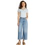 Tommy Hilfiger Jean Femme Wide Leg Cropped Sia Taille Haute, Bleu (Sia), 27W
