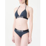 Calvin Klein Bas de Bikini Femme Bikini Slip, Bleu (India Ink), S