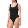 Calvin Klein Maillot de Bain Femme Scoop Back One Piece avec Bretelles Emblématiques