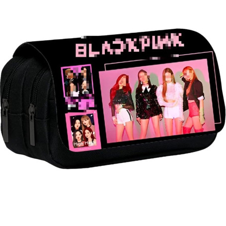 Trousse à crayons BlackPink - Motif étoile coréenne - Grande capacité - Pour enfant