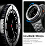 Spigen Bezel Tune Anneau de Lunette Compatible avec Samsung Galaxy Watch 8 Classic 46mm (2025) Bezel Ring - Argent