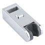 Support de curseur de pomme de douche pour barre de curseur carrée ABS Chrome mural tête de rail réglable salle de bain douche à