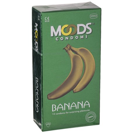 MOODS Banana 12 préservatifs