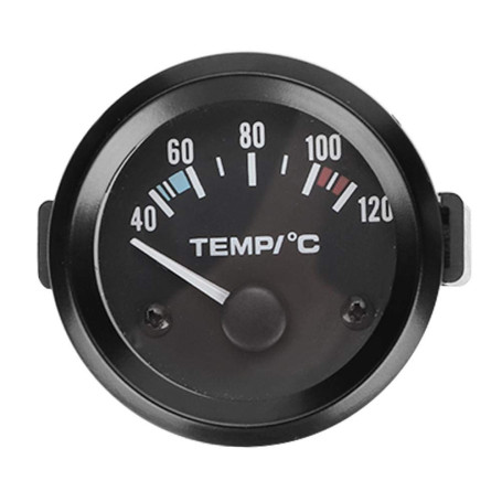 Akozon Jauge de température de l'eau 2 Pouces 52mm LED de Camion de Voiture Universelle Compteur numérique de température de l'e