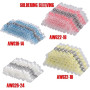 Comforty Lot de 50 connecteurs thermorétractables rouges 26-10 AWG étanches isolés à sertir/percussion/thermorétractable rapport