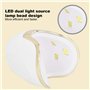 Lampe à Ongles LED UV Mini Sèche-ongles pour un Doigt, Petite Lampe Portable pour Sèche-ongles à un Doigt Gel D'ongle UV LED Ong