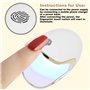 Lampe à Ongles LED UV Mini Sèche-ongles pour un Doigt, Petite Lampe Portable pour Sèche-ongles à un Doigt Gel D'ongle UV LED Ong