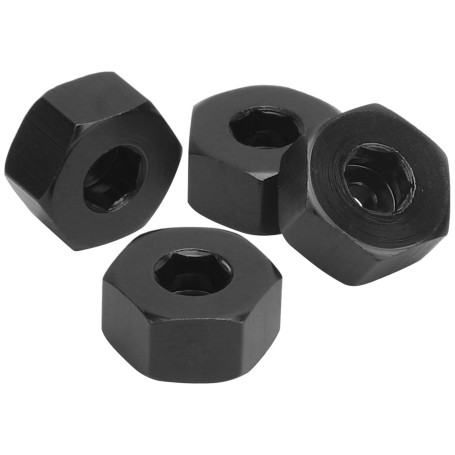 4 pi¡§¡§Ces adaptateurs de moyeu Hexagonal de Roue combinateur Adaptateur Hexagonal de moyeu de Roue Accessoire pour WPL D12 1/1
