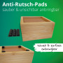DeinKaufladen.com Lot de 8 boîtes de rangement en bois pour armoire de salle de bain - Boîte de rangement en bois - Boîte de ran